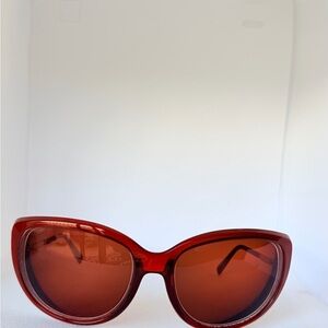Prada Red Cherry Gold tone Women’s Red Cat-Eye Sunglasses